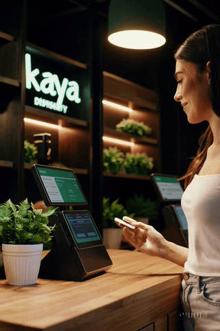 Kaya payment rail in dispensary